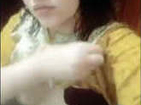 Beautiful girl's nude selfies with marged tag