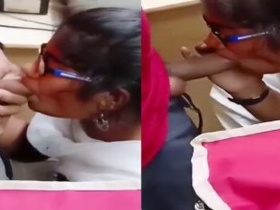 Porn video featuring a college student, professor, and an old lady playing chess