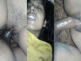 Desi MMS video captures painful tight pussy fucking