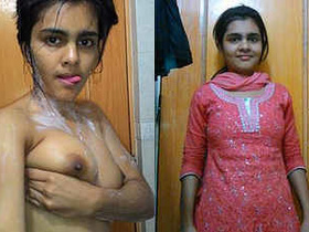 Indian shower scenes with amateur models