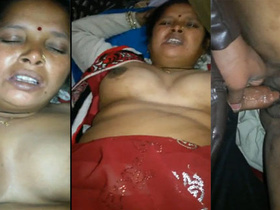 Mature Bihari aunt cheats on sex with younger lover