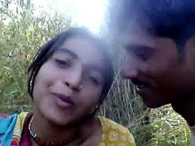 Rustic Indian couple indulges in outdoor sex in the fields