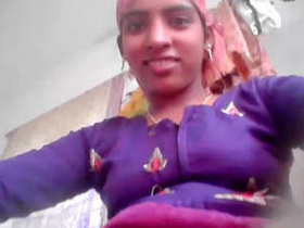 Horny blonde girl masturbates in desi video