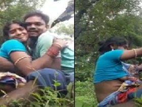 A steamy outdoor encounter between a couple from an Oriya village