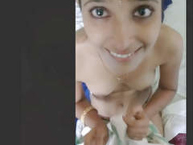 Adorable young woman provides oral pleasure