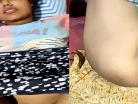 Amateur video of a stunning wife at home