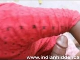 Indian wife gives her husband a blowjob and has sex in IMC position