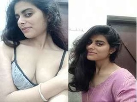 Pakistani babe captures her own nude footage