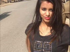 Indian girl gets anal fucked hard at night by a guy