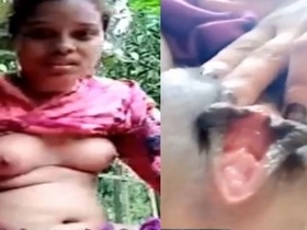 Bangladeshi village girl flaunts her body in a public display