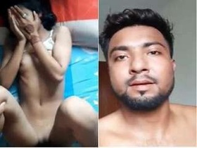 Husband takes charge and gives wife a rough ride in Bangla porn