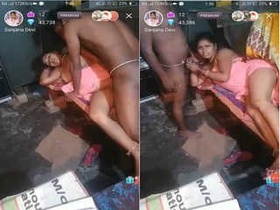 Indian couple performs live oral sex and intercourse for a webcam show
