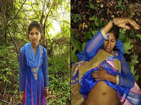 Desi couple has sex in the forest in amateur video
