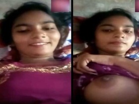 Cute Indian girl gets naughty on camera