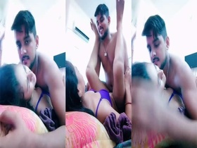 Young couple shares their steamy selfie video with Indian lovers