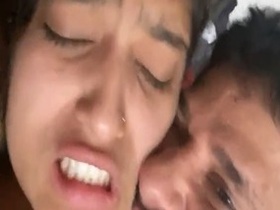 Indian girl begs for hardcore sex from her lover