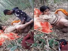 Outdoor sex with Randi in a village setting