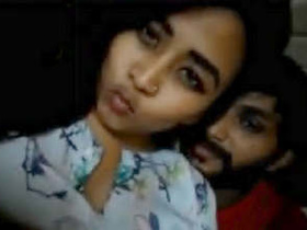 Indian girl with big tits gets down and dirty with her cousin