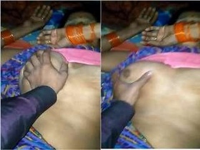 Desi auntie gives her young lover a hard fuck