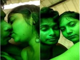 Desi lover kisses passionately in exclusive video