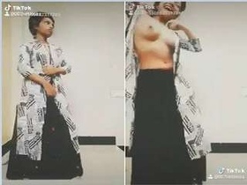 Desi girl goes wild on TikTok with her ample bosom