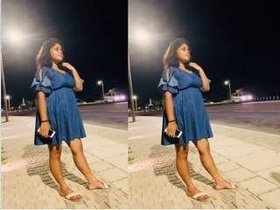 Beautiful Indian girl flaunts her breasts and moist vagina