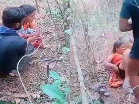 Indian wife has outdoor sex with young man