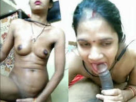 Part 1 of a beautiful bhabhi's unsatisfied BJ session