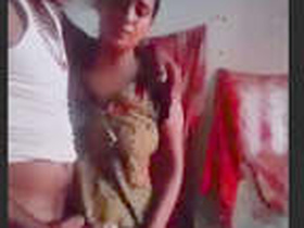 Indian couple engages in sexual activity in the countryside