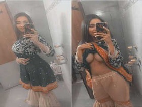 Pakistani girl flaunts her big breasts in steamy video