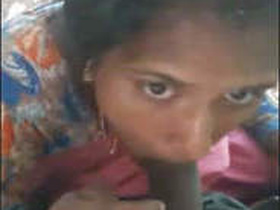 A rural woman pleasuring her partner with oral sex