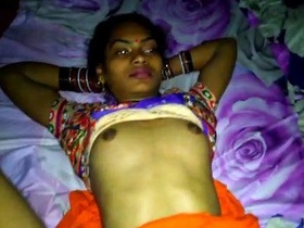 Indian woman uses pussy pads for intense fucking experience