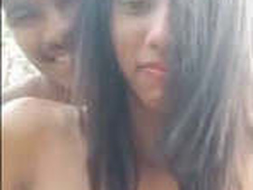Young couples enjoy outdoor sex in amateur video