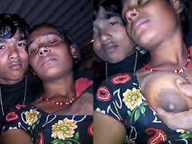 Desi couple flaunts their ample bosom