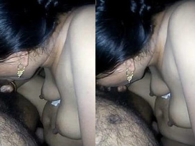 Indian wife gives oral pleasure and gets pounded hard