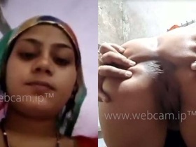 A real wife flaunts her buttocks on camera