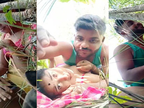 Bangla village girl enjoys outdoor sex in the open air