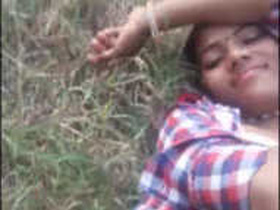Desi college student enjoys outdoor sex in her backyard
