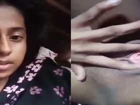 Village girl from Faridpur shows off her hairy pussy and sexy boobs
