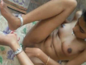 Creamy Desi girl gets fucked in three part video