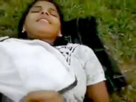 Desi couple indulges in steamy outdoor sex in the village