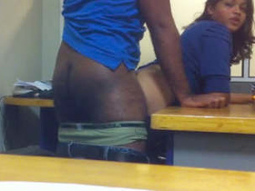 Desi girl gets fucked in the office and gives blowjobs in 5 clips