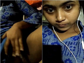 Indian amateur girl indulges in solo playtime