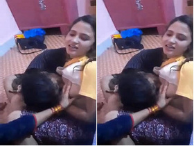 Young Indian lesbians indulge in exclusive sucking action