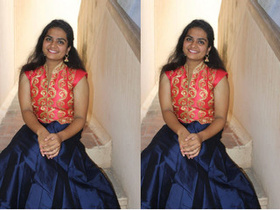 Amateur Tamil girl gives an exclusive blowjob and gets fucked