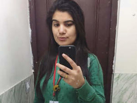 Desi bhabhi's nude selfie video continues with part 4