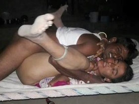 A rural couple enjoys beer and sexual activity on camera
