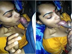 Bhabha gives a seductive blowjob