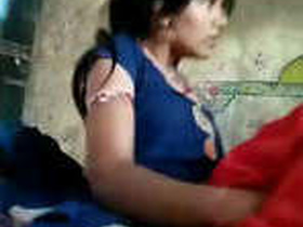 Indian couple sends MMS of them fucking in a village