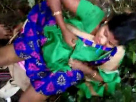Desi couple's steamy forest sex caught on camera